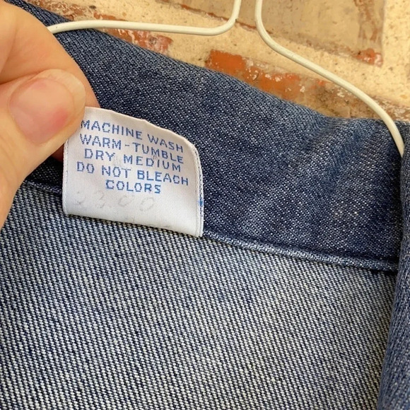 Vintage Denim Jacket With Patches - Picture 13 of 16